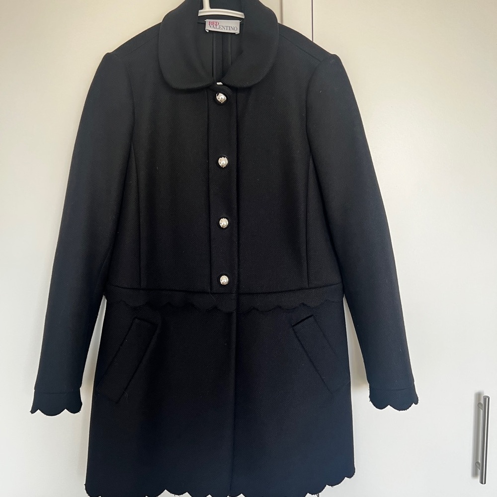 Red Valentino wool coat black IT40